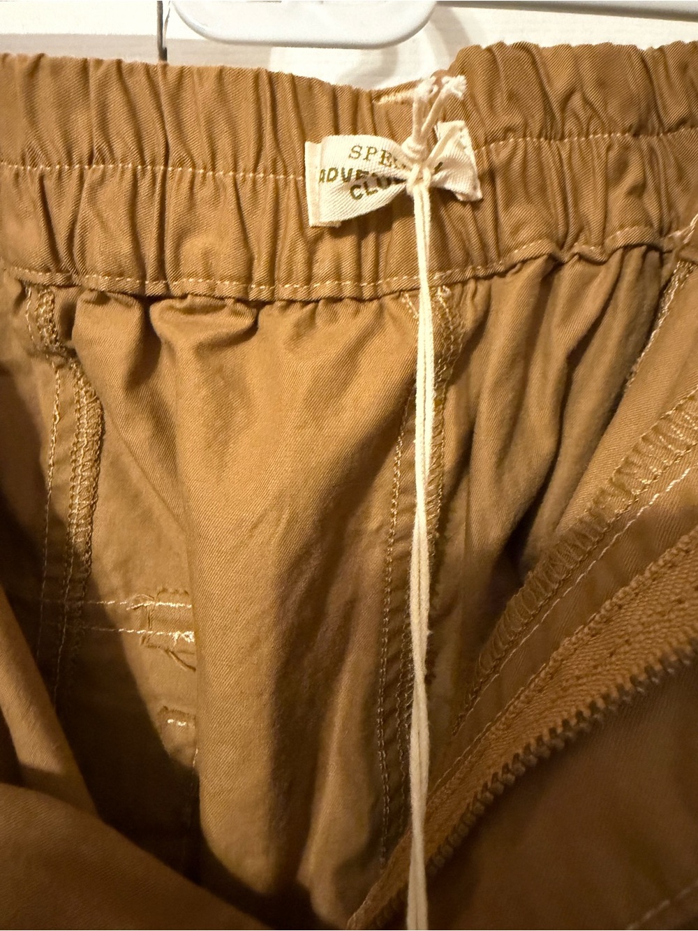 Spell Mustard Cargo Jumpsuit Pants - Picture 4 of 5